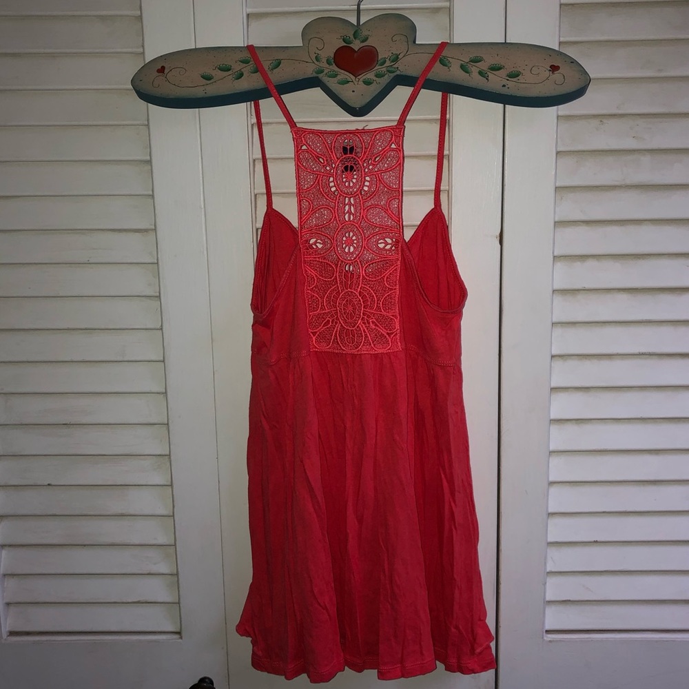 🟢 American Eagle Ruffle Tank Top - Picture 3 of 6